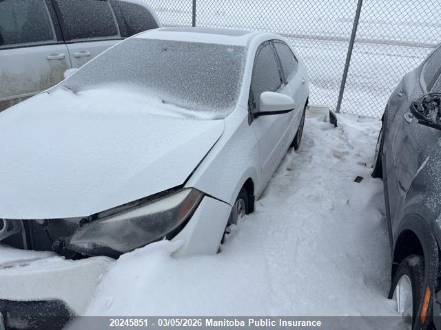 20245851 :رقم المزاد ، 2T1BURHEXEC109645 vin ، 2014 Toyota Corolla Le مزاد بيع