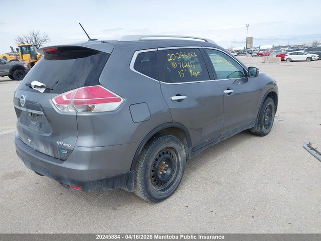 20245884 :رقم المزاد ، 5N1AT2MV9FC762615 vin ، 2015 Nissan Rogue Sv مزاد بيع