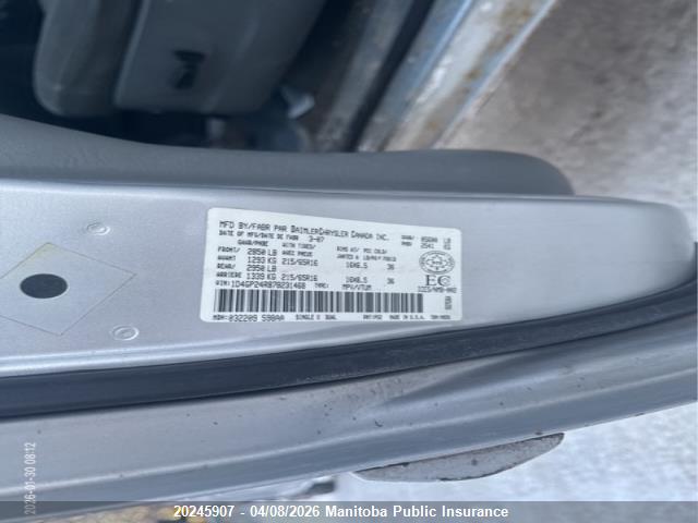 Продажа на аукционе авто 2007 Dodge Grand Caravan, vin: 1D4GP24R87B231468, номер лота: 20245907