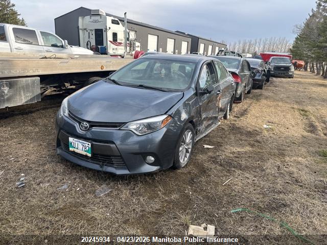 2015 Toyota Corolla Le მანქანა იყიდება აუქციონზე, vin: 2T1BURHE2FC342047, აუქციონის ნომერი: 20245934
