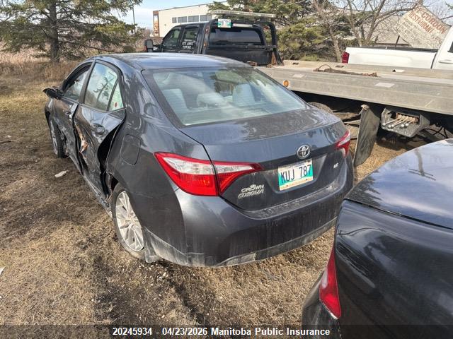2015 Toyota Corolla Le მანქანა იყიდება აუქციონზე, vin: 2T1BURHE2FC342047, აუქციონის ნომერი: 20245934