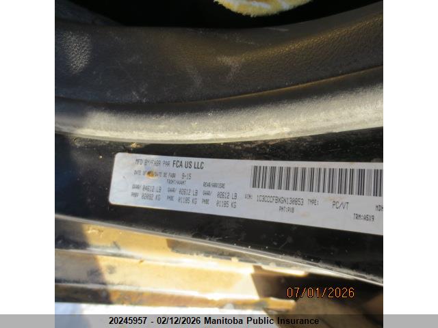 Chrysler 200 LX 2016 1C3CCCFBXGN130853 Image 9