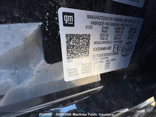 1GTUUCED1RZ108350 GMC Sierra 1500 Elevation