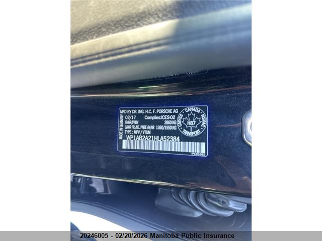 Porsche CAYENNE S 2017 WP1AB2A21HLA52384 Image 9