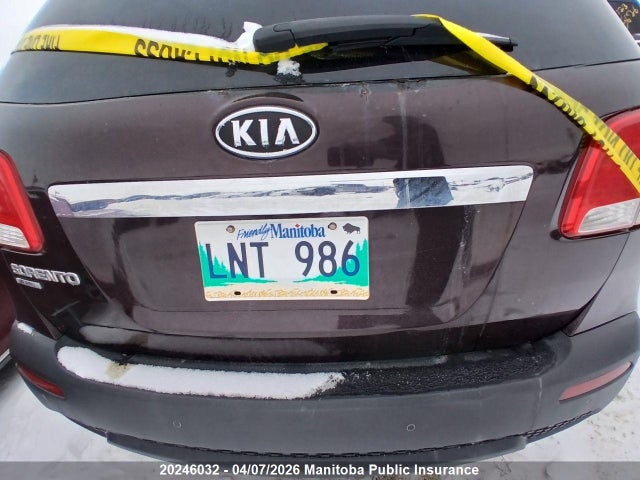20246032 :رقم المزاد ، 5XYKTCA69CG192392 vin ، 2012 Kia Sorento Lx مزاد بيع