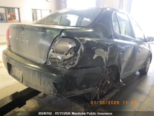 20246102 :رقم المزاد ، JTDBT123310176703 vin ، 2001 Toyota Echo مزاد بيع