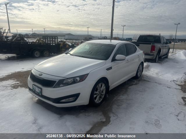 20246138 :رقم المزاد ، KNAGN4A78D5380696 vin ، 2013 Kia Optima Ex مزاد بيع