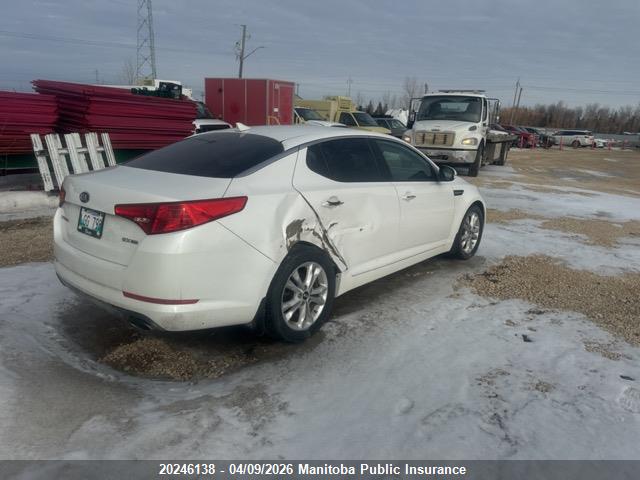 20246138 :رقم المزاد ، KNAGN4A78D5380696 vin ، 2013 Kia Optima Ex مزاد بيع