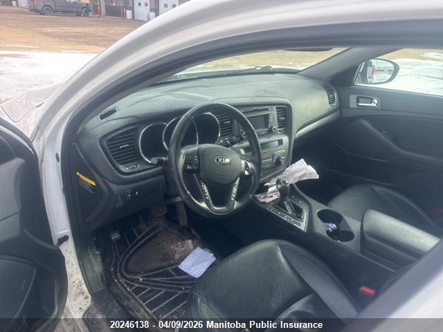 20246138 :رقم المزاد ، KNAGN4A78D5380696 vin ، 2013 Kia Optima Ex مزاد بيع