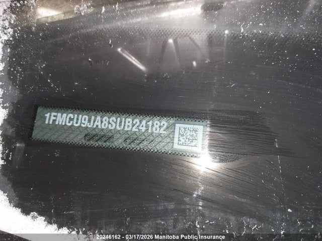 2025 Ford Escape Platinum 2.0t მანქანა იყიდება აუქციონზე, vin: 1FMCU9JA8SUB24182, აუქციონის ნომერი: 20246162