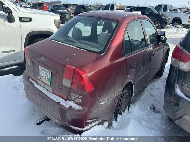 Продаж на аукціоні авто 2005 Honda Civic Se, vin: 2HGES163X5H011874, номер лоту: 20246215