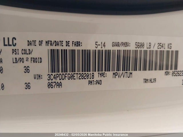 3C4PDDFG0ET282018 Dodge Journey R/t
