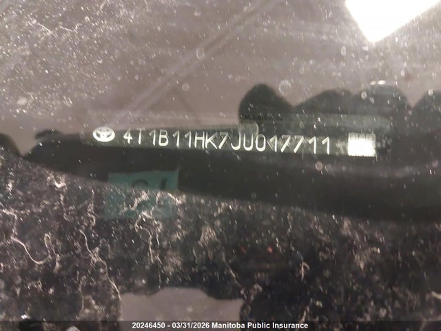 4T1B11HK7JU017711 Toyota CAMRY SE