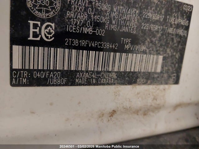 Toyota RAV4 LE 2023 2T3B1RFV4PC338442 Image 9