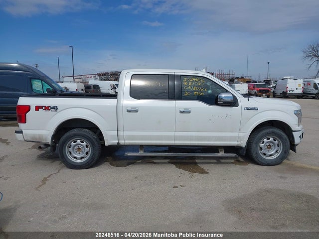 2020 Ford F150 Platinum Supercrew მანქანა იყიდება აუქციონზე, vin: 1FTEW1E53LFB11030, აუქციონის ნომერი: 20246516