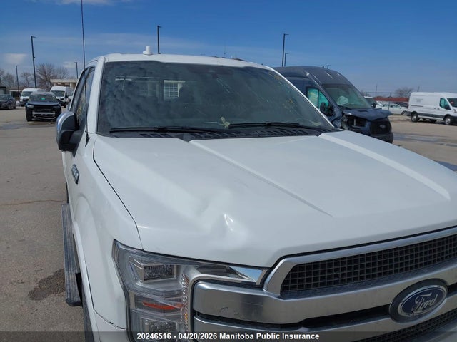 2020 Ford F150 Platinum Supercrew მანქანა იყიდება აუქციონზე, vin: 1FTEW1E53LFB11030, აუქციონის ნომერი: 20246516