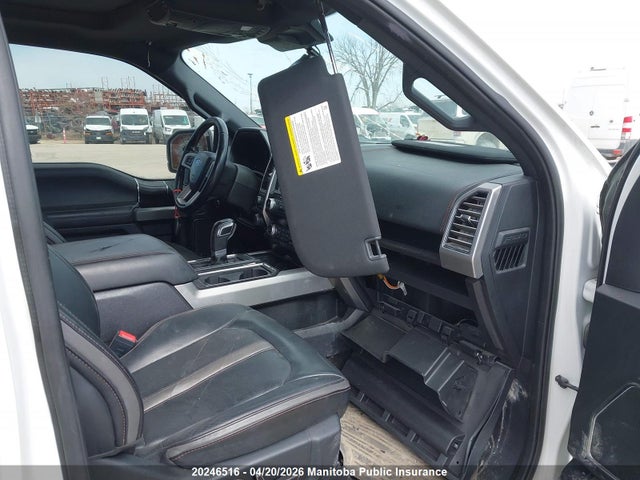 2020 Ford F150 Platinum Supercrew მანქანა იყიდება აუქციონზე, vin: 1FTEW1E53LFB11030, აუქციონის ნომერი: 20246516