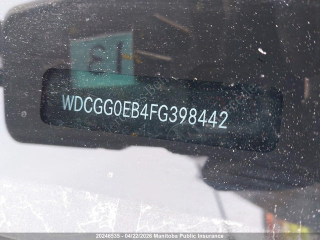 Продаж на аукціоні авто 2015 Mercedes Benz Glk250 Bluetec, vin: WDCGG0EB4FG398442, номер лоту: 20246535