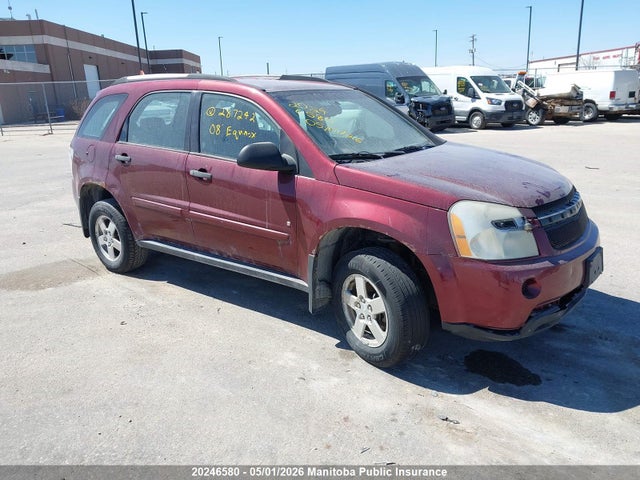 2008 Chevrolet Equinox Ls V6 მანქანა იყიდება აუქციონზე, vin: 2CNDL23F586287242, აუქციონის ნომერი: 20246580