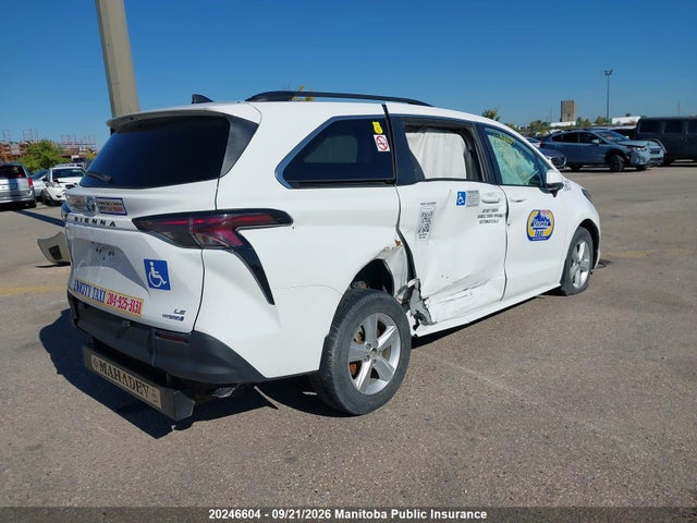 Aukcja sprzedaży 2023 Toyota Sienna Le Hybrid, vin: 5TDGRKEC5PS169330, numer aukcji: 20246604