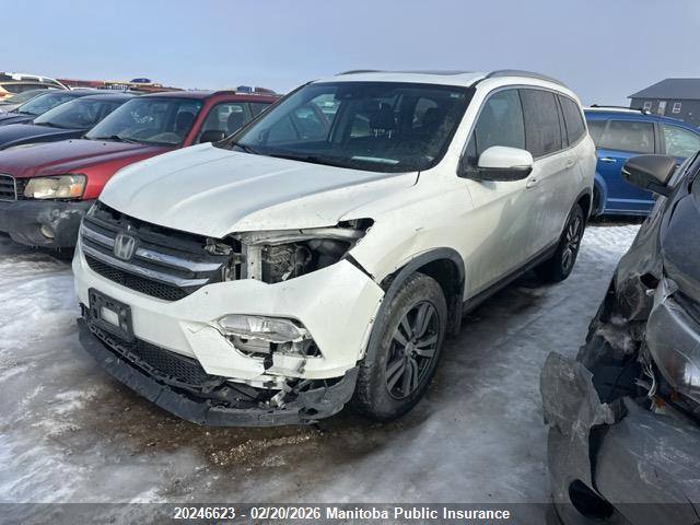 5FNYF6H71HB500722 Honda Pilot Ex-l