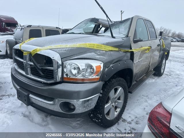 20246666 :رقم المزاد ، 1D7HU18236S587185 vin ، 2006 Dodge Ram 1500 Laramie Slt Quad Cab مزاد بيع