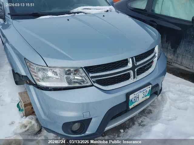 Aukcja sprzedaży 2013 Dodge Journey R/t, vin: 3C4PDDFG8DT724977, numer aukcji: 20246724