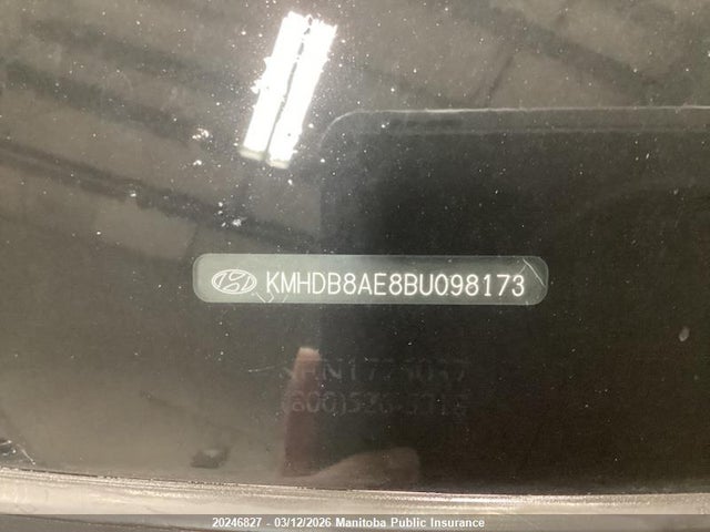 Продажа на аукционе авто 2011 Hyundai Elantra Touring Gl, vin: KMHDB8AE8BU098173, номер лота: 20246827