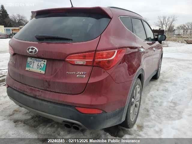 5XYZUDLA3FG241738 Hyundai Santa Fe Sport 2.0t