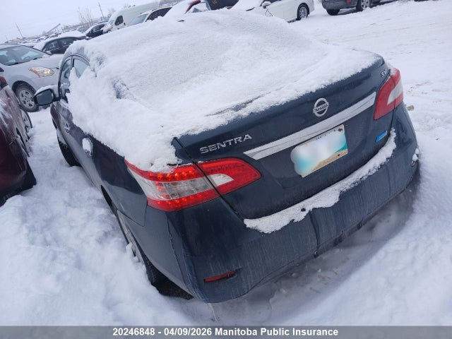 2015 Nissan Sentra 1.8 S მანქანა იყიდება აუქციონზე, vin: 3N1AB7AP8FL667187, აუქციონის ნომერი: 20246848