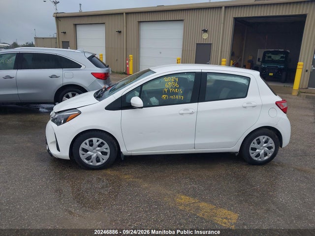 20246886 :رقم المزاد ، VNKKTUD3XKA103877 vin ، 2019 Toyota Yaris Le مزاد بيع