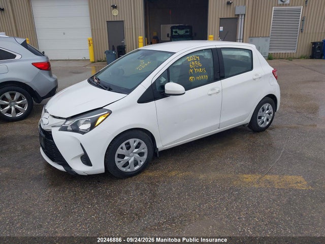 20246886 :رقم المزاد ، VNKKTUD3XKA103877 vin ، 2019 Toyota Yaris Le مزاد بيع