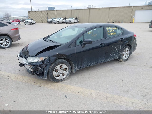 Aukcja sprzedaży 2014 Honda Civic Lx, vin: 2HGFB2F45EH004253, numer aukcji: 20246929