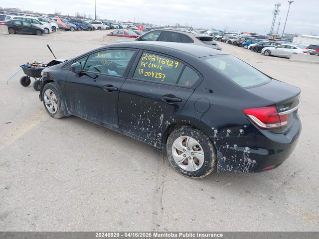 Aukcja sprzedaży 2014 Honda Civic Lx, vin: 2HGFB2F45EH004253, numer aukcji: 20246929