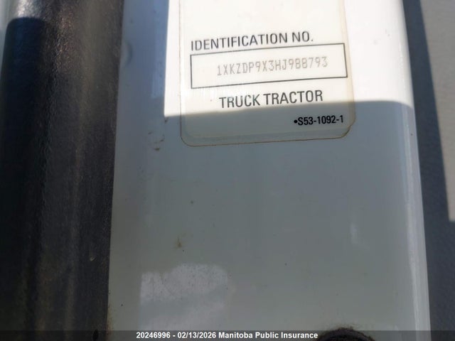1XKZDP9X3HJ988793 Kenworth T880