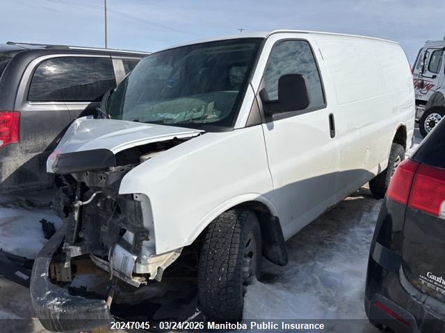20247045 :رقم المزاد ، 1GTS8AF42D1167039 vin ، 2013 Gmc Savana 1500 Cargo Van مزاد بيع