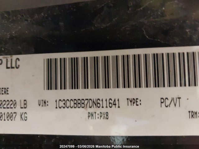 Продажа на аукционе авто 2013 Chrysler 200 Touring, vin: 1C3CCBBB7DN611641, номер лота: 20247099