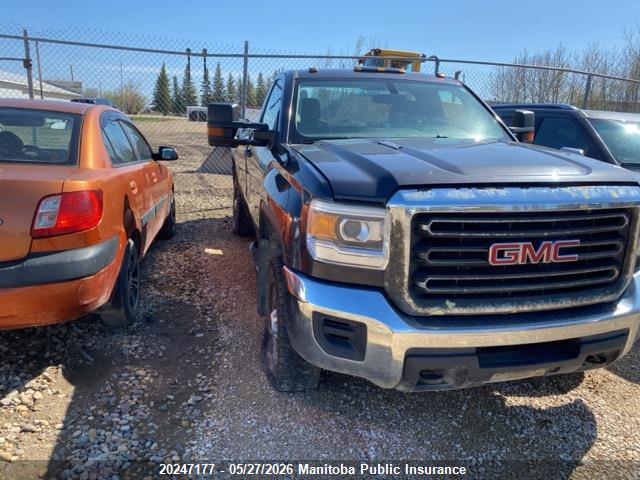2015 Gmc Sierra 2500 Hd Wt Pickup მანქანა იყიდება აუქციონზე, vin: 1GT02XE83FZ539167, აუქციონის ნომერი: 20247177