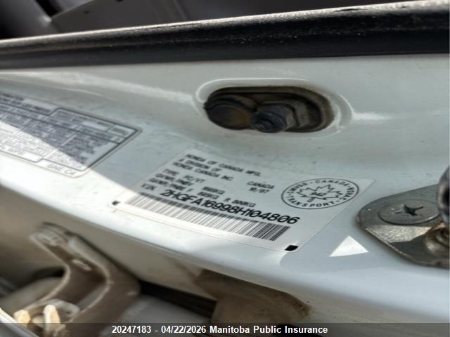 Aukcja sprzedaży 2008 Honda Civic Ex-l, vin: 2HGFA16998H104806, numer aukcji: 20247183