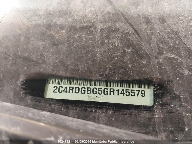 2C4RDGBG5GR145579 Dodge Grand Caravan Se