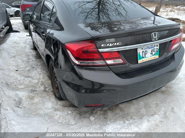 20247328 :رقم المزاد ، 2HGFB2F56DH041528 vin ، 2013 Honda Civic Dx مزاد بيع