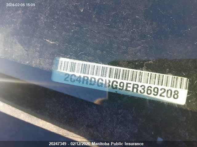 Dodge Grand Caravan Se 2014 2C4RDGBG9ER369208 Image 9