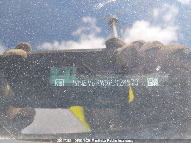 Продаж на аукціоні авто 2023 Chevrolet Traverse Lt, vin: 1GNEVGKW5PJ124570, номер лоту: 20247383