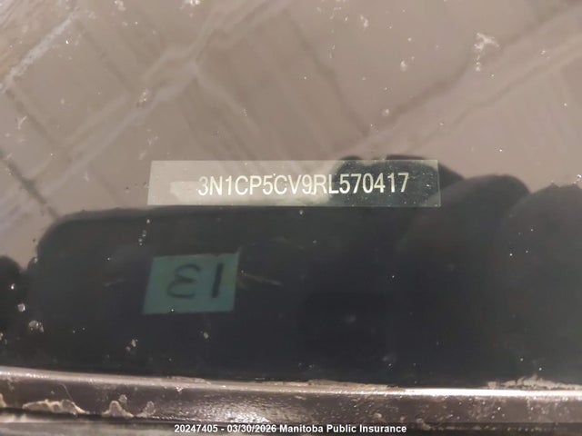 Продажа на аукционе авто 2024 Nissan Kicks Sv, vin: 3N1CP5CV9RL570417, номер лота: 20247405