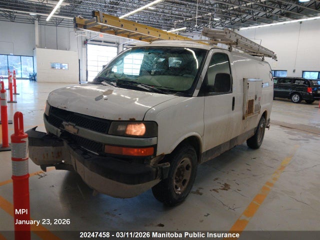 20247458 :رقم المزاد ، 1GCHG35C691147143 vin ، 2009 Chevrolet Express 3500 Cargo Van مزاد بيع