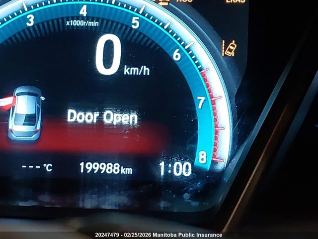 2HGFC1F95JH102387 Honda Civic Touring
