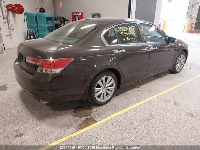 2011 Honda Accord Ex-l V6 მანქანა იყიდება აუქციონზე, vin: 1HGCP3F8XBA800178, აუქციონის ნომერი: 20247519