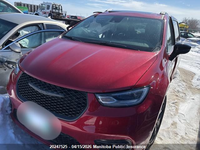 20247525 :رقم المزاد ، 2C4RC1GGXSR582463 vin ، 2025 Chrysler Pacifica Limited مزاد بيع