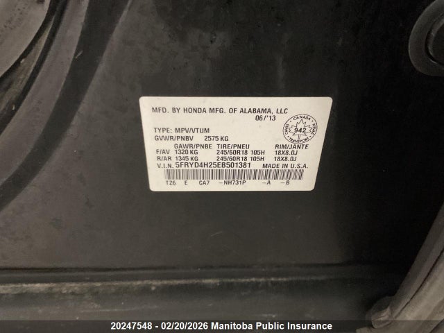 Acura Mdx Elite 2014 5FRYD4H25EB501381 Image 6