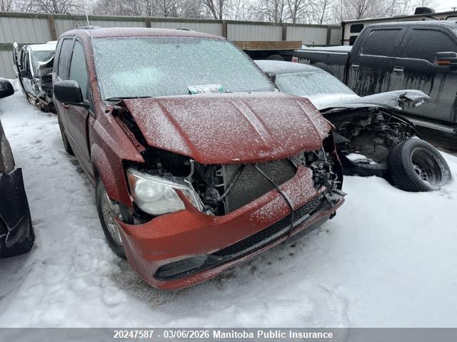 20247587 :رقم المزاد ، 2C4RDGBG5CR235227 vin ، 2012 Dodge Grand Caravan Se مزاد بيع